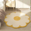 1pc Fluffy Soft Flower Area Rug