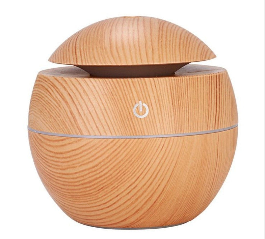 LED Ultrasonic Aroma Humidifier - Brown