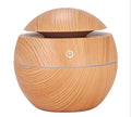 LED Ultrasonic Aroma Humidifier - Brown