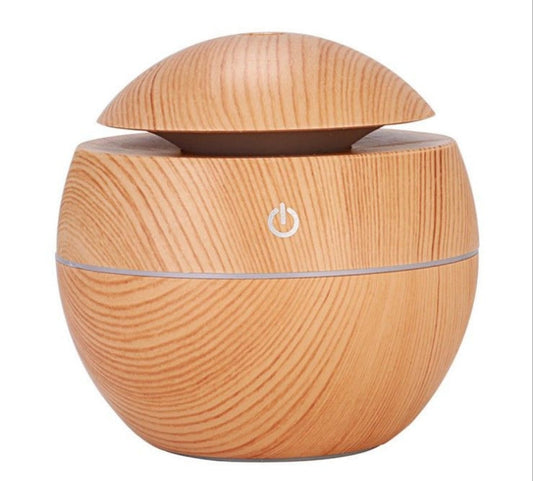 LED Ultrasonic Aroma Humidifier - Brown