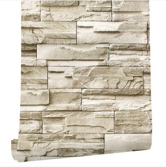 Brown Vinyl Home Decor Self Adhesive Wallpaper